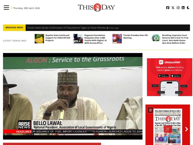 ThisDay - Site officiel