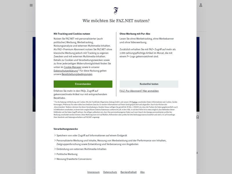 Frankfurter Allgemeine Zeitung - Site officiel