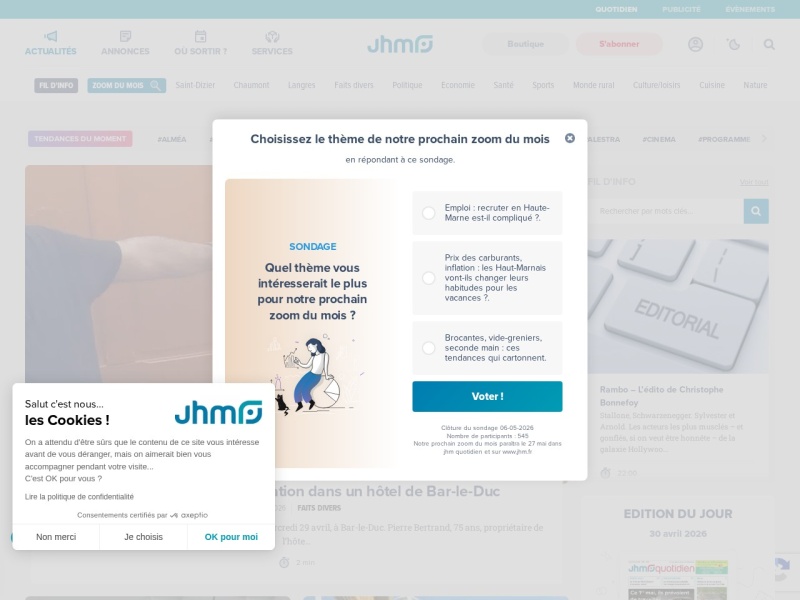 Le Journal de la Haute-Marne - Site officiel
