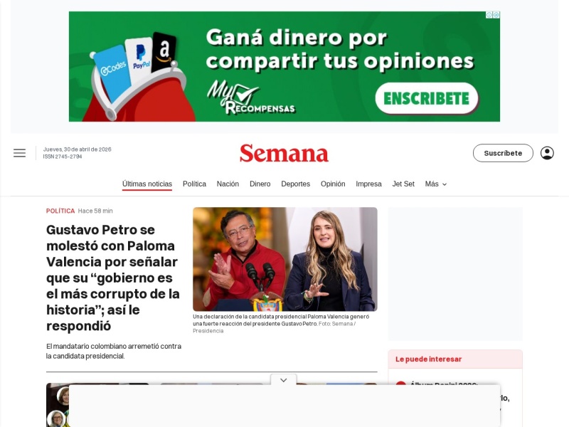 Semana - Site officiel