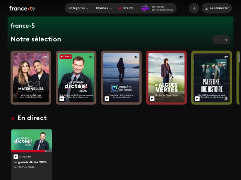 France 5 - Site officiel