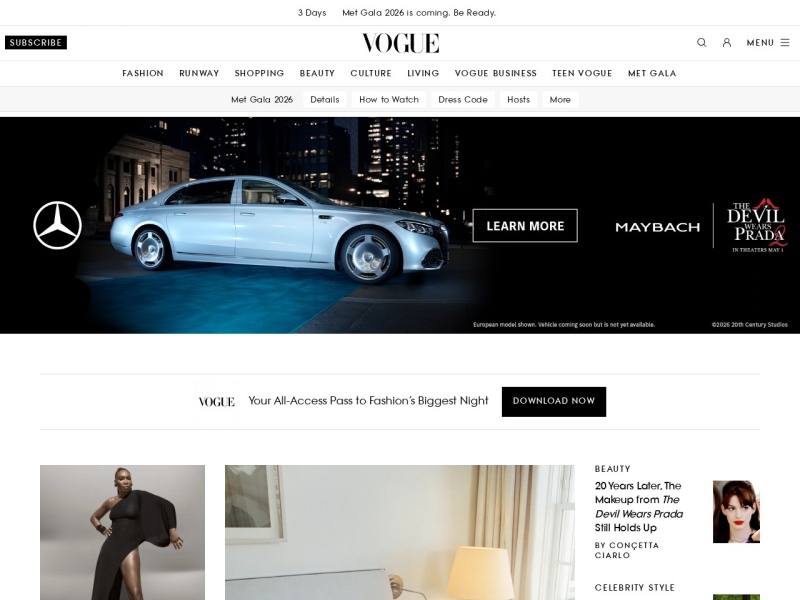 Vogue - Site officiel