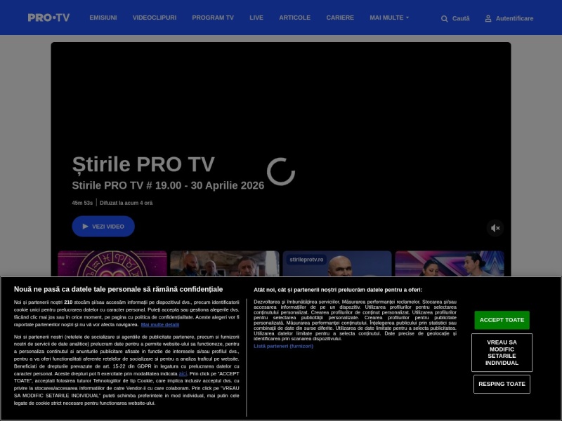 PRO TV Roumanie