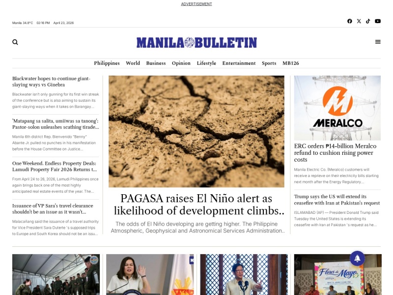 Manila Bulletin - Site officiel