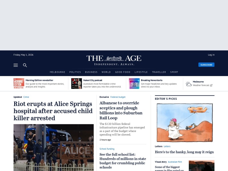 The Age - Site officiel