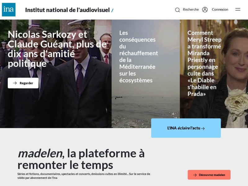 INA - Institut national de l'audiovisuel