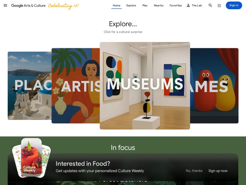 Google Arts & Culture