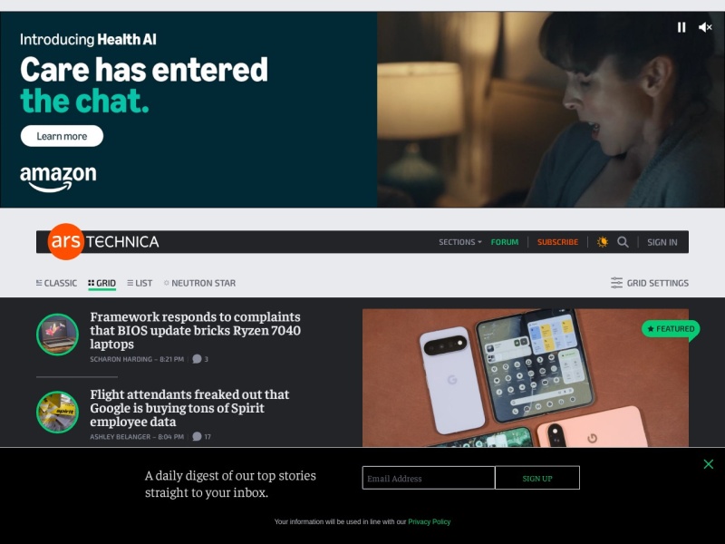 Ars Technica - Site officiel
