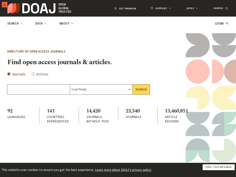 DOAJ - Directory of Open Access Journals