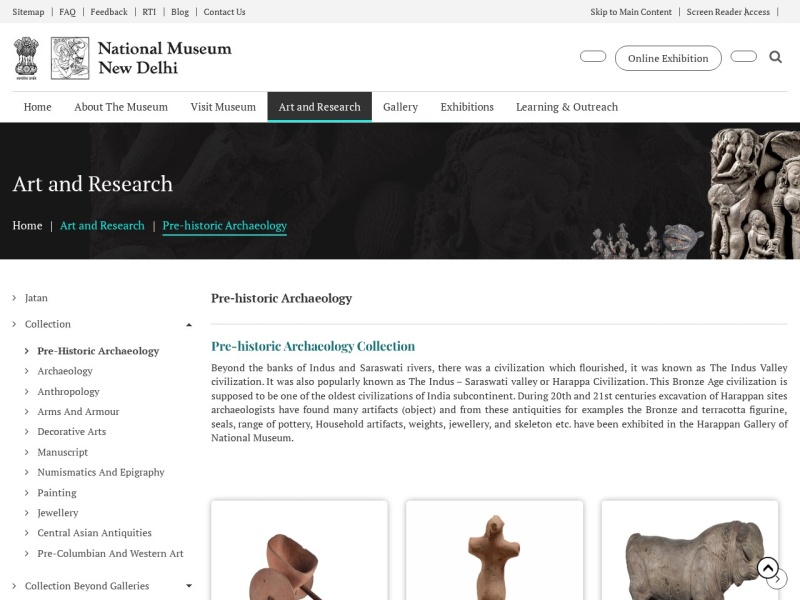 National Museum of India - Collections