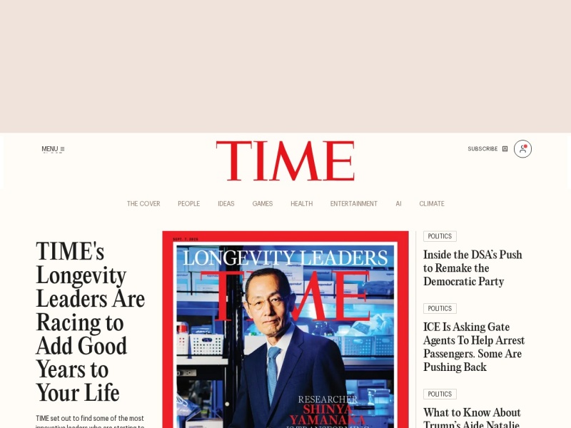 Time - Site officiel
