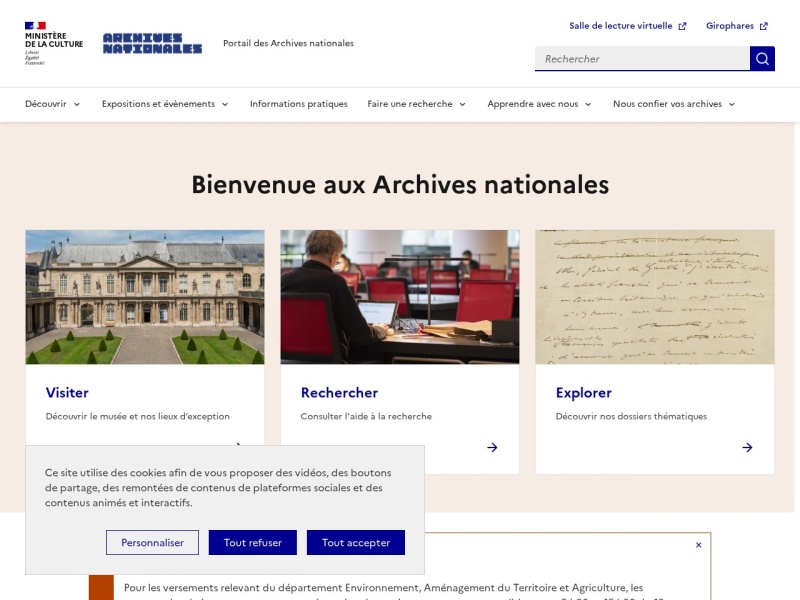 Archives nationales de France