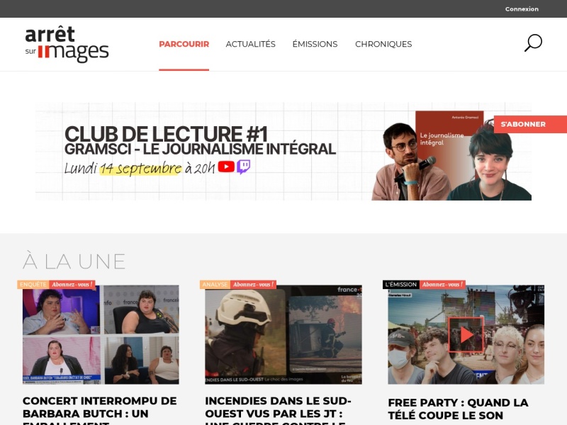 Arrêt sur images - Site officiel