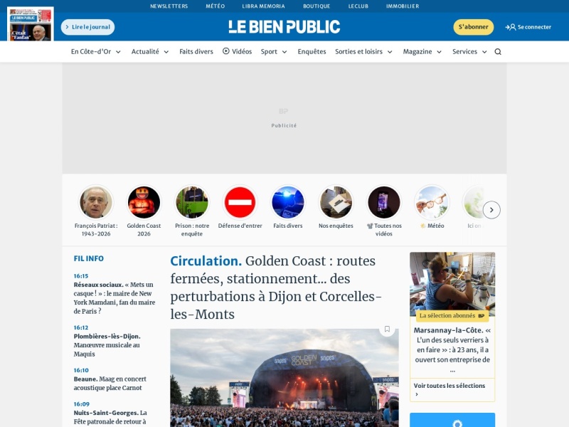 Le Bien Public - Site officiel