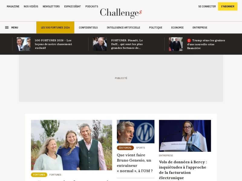 Challenges - Site officiel
