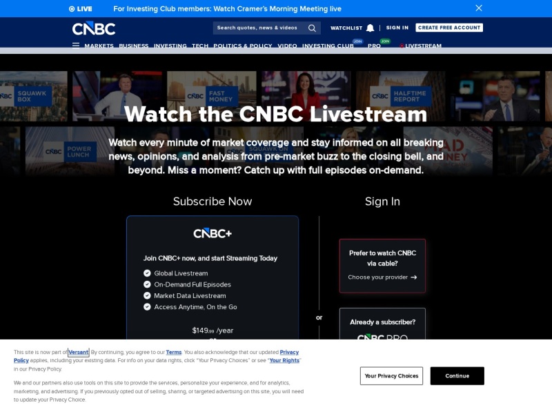CNBC Live TV