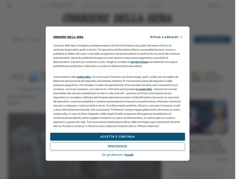 Corriere della Sera - Site officiel