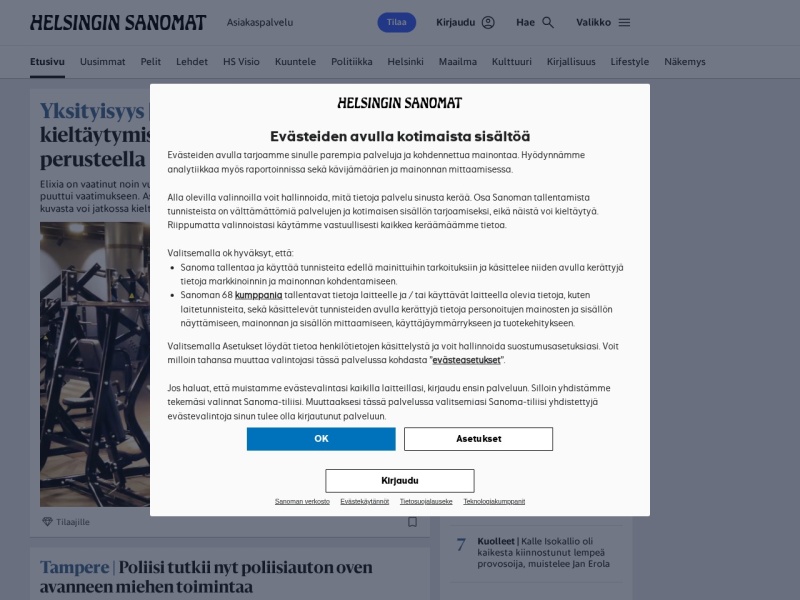 Helsingin Sanomat - Site officiel