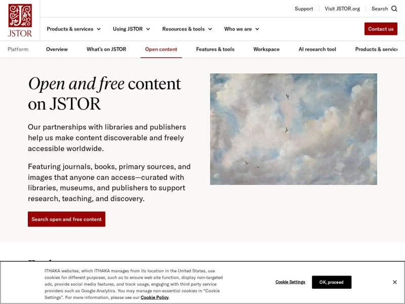 JSTOR Open Content
