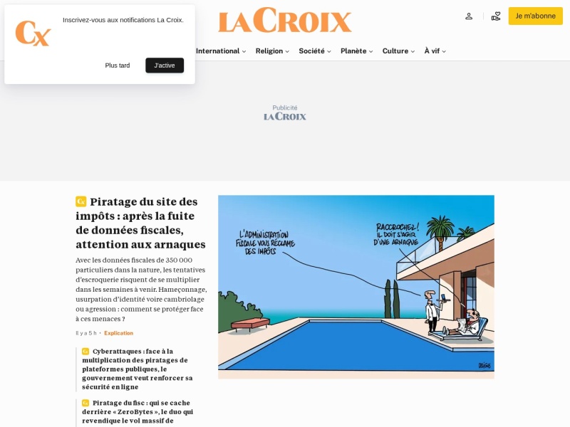La Croix - Site officiel