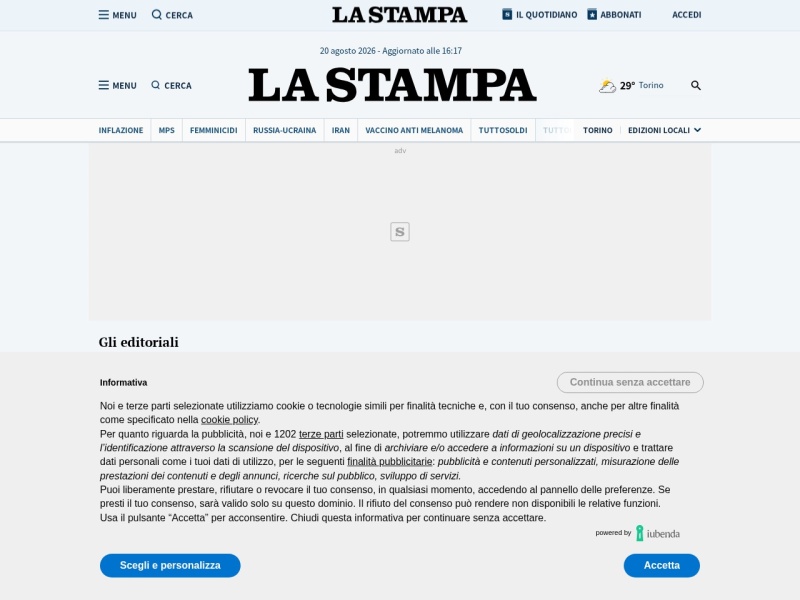 La Stampa - Site officiel