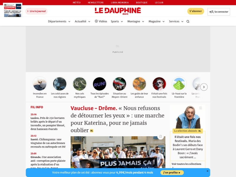 Le Dauphiné Libéré - Site officiel