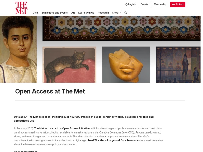 The Met Open Access