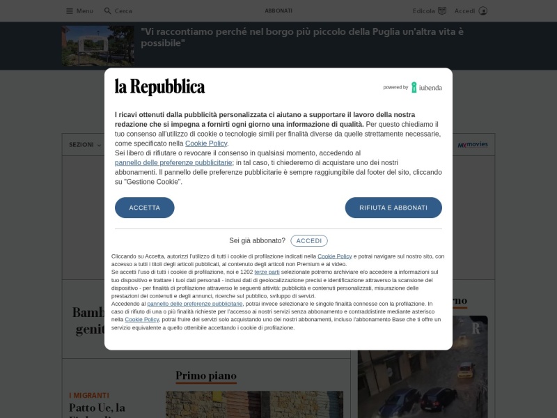 La Repubblica - Site officiel