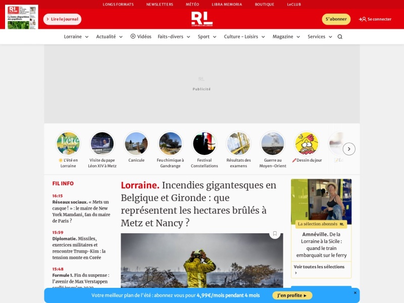 Le Républicain Lorrain - Site officiel
