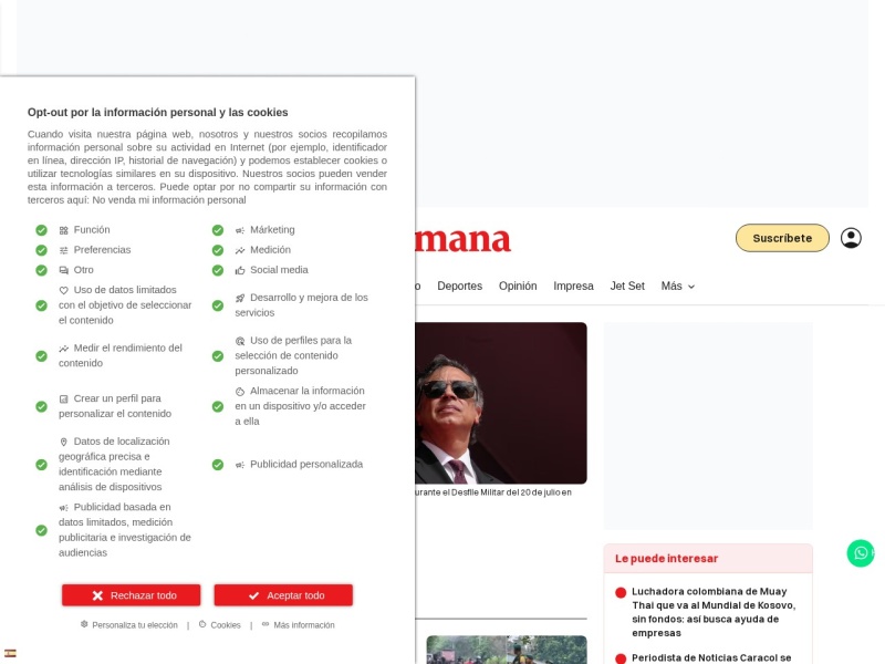 Semana - Site officiel