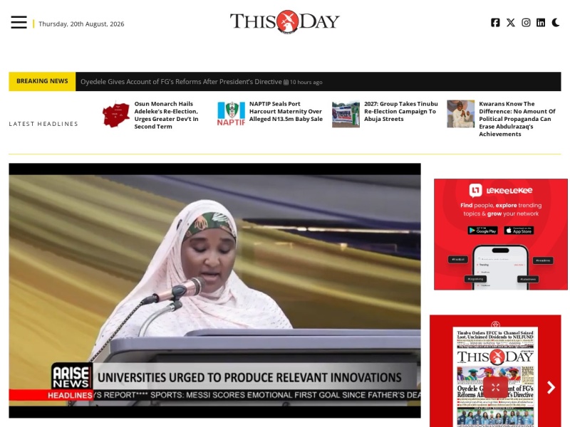 ThisDay - Site officiel